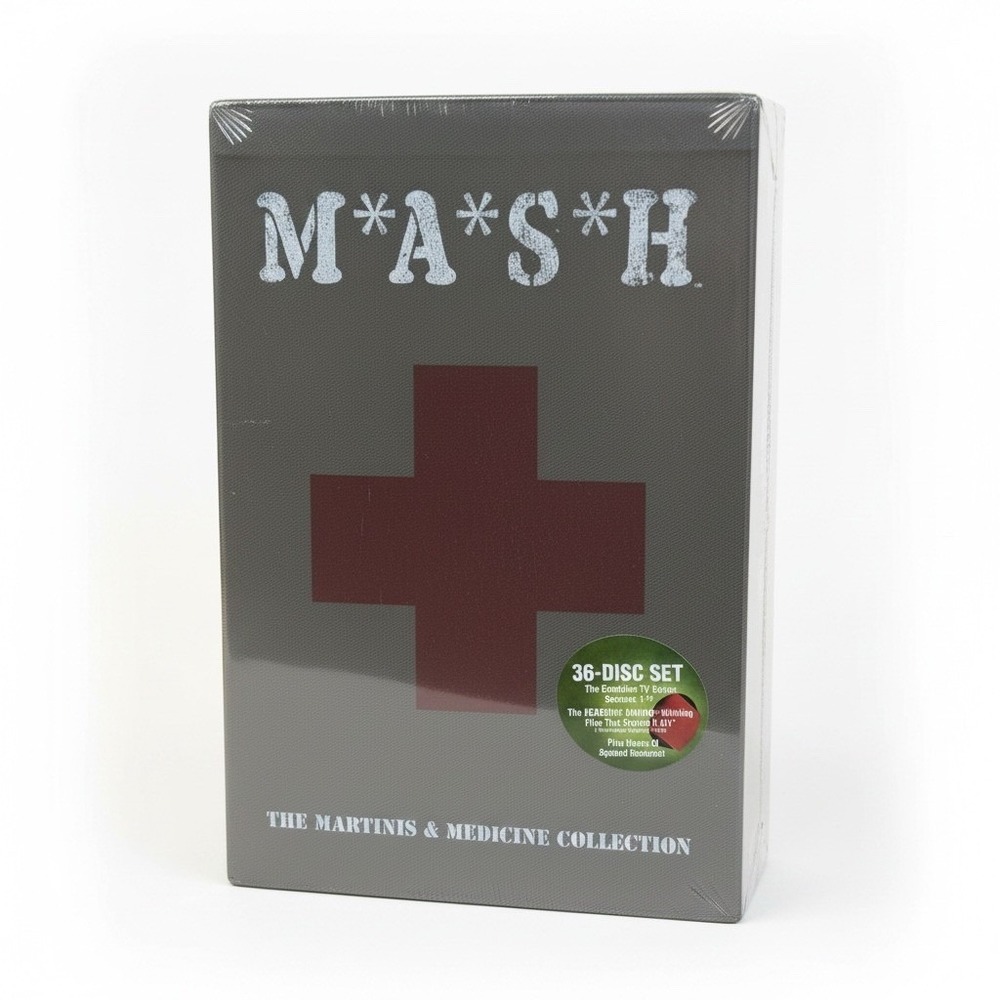 Sealed MASH: The Martinis and Medicine Collection (DVD, 2009, 36-Disc Set) NEW